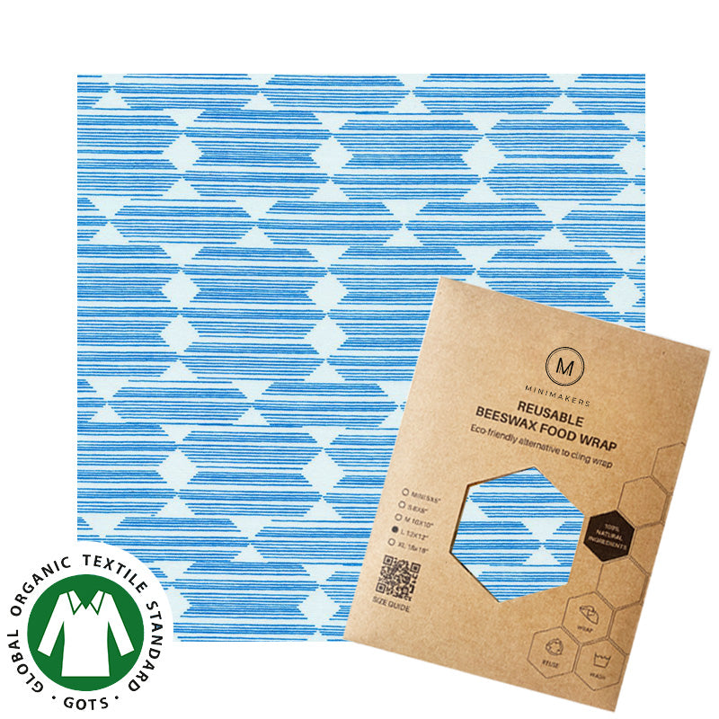 chromosomes print in organic cotton beeswax wraps by minimakers singapore