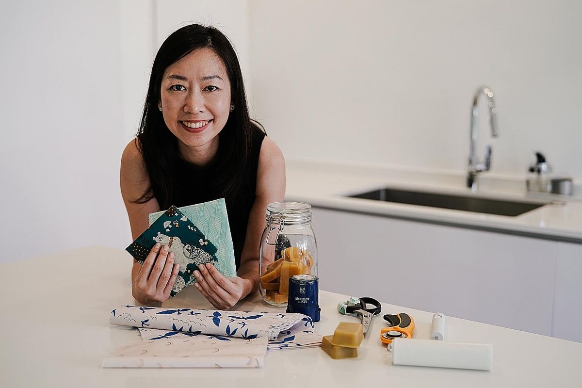 Minimakers beeswax wrap featured on Straits Times Sponsored Series by DBS