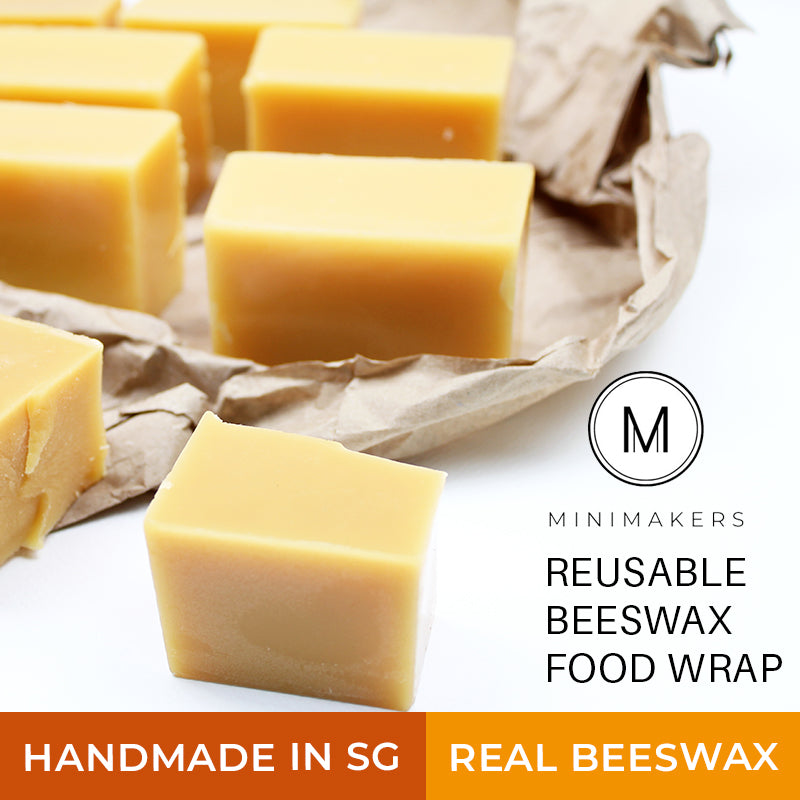 minimakers beeswax mending bar for repairing old worn beeswax wraps or diy new beeswax wraps